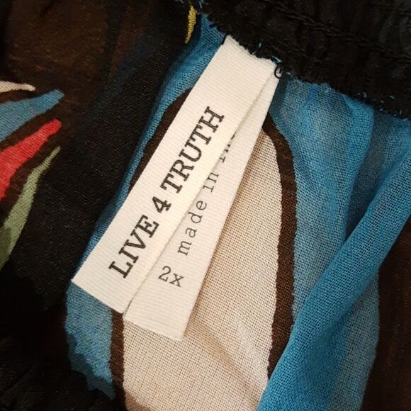 Live 4 Truth Bathing Swimsuit Cover Size 2X Colorful Kaftan - Picture 8 of 11